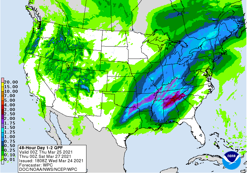 48-Hour Day 1-2 QPF